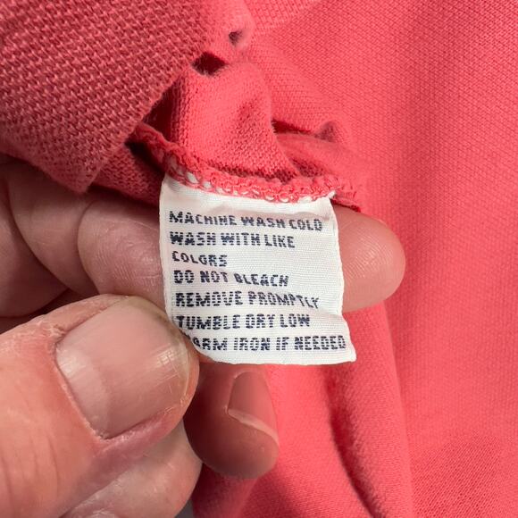 Polo by Ralph Lauren Custom Fit Polo Blue Pony Men's XXL Peachy Pink 100% Cotton - Picture 8 of 10